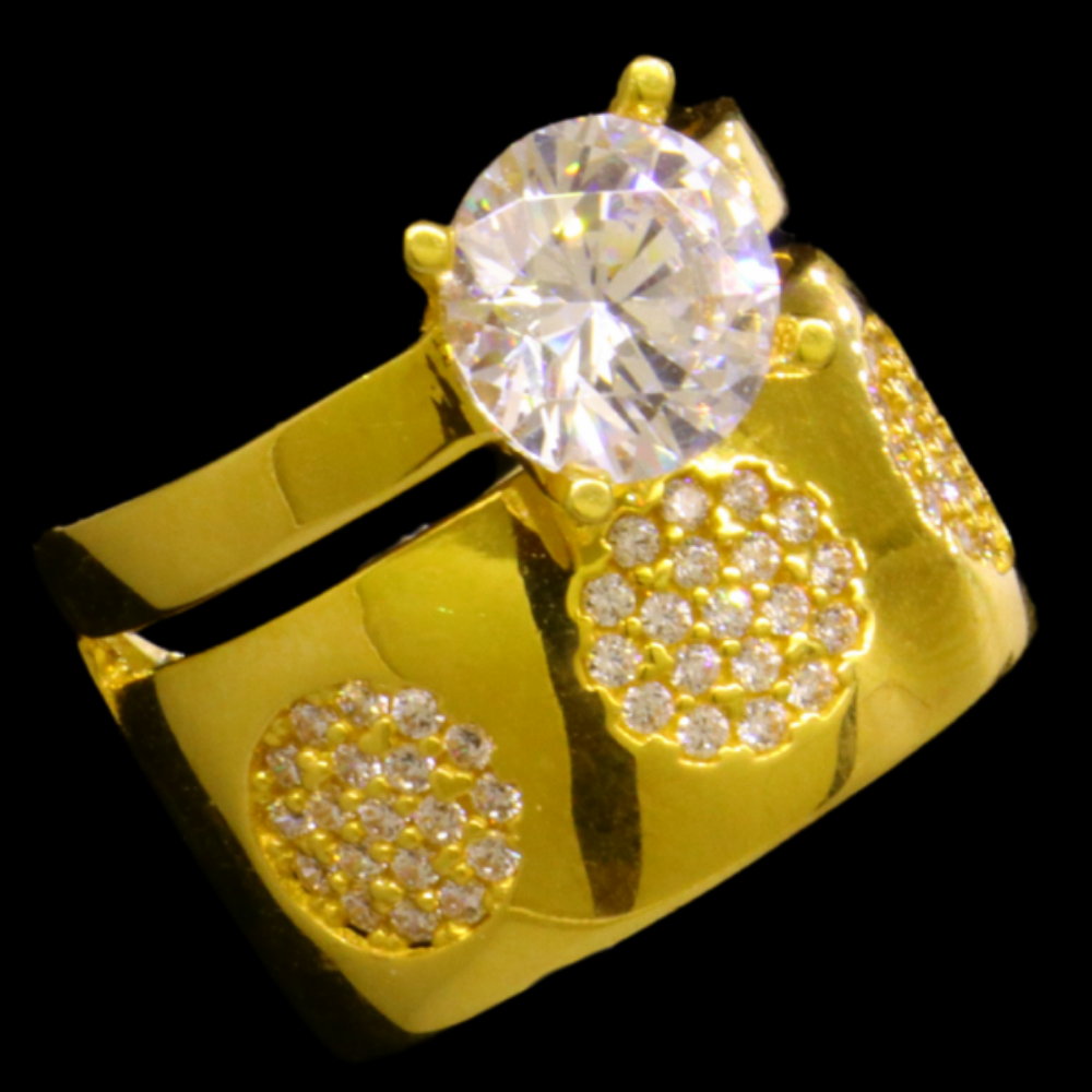21K Gold Bridal Ring